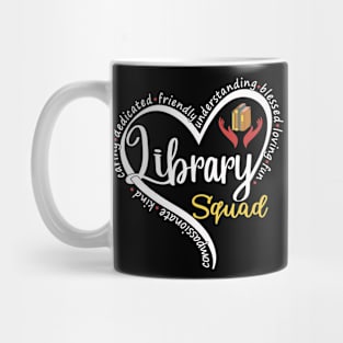 Library Squad Cool Bookworm gift Mug